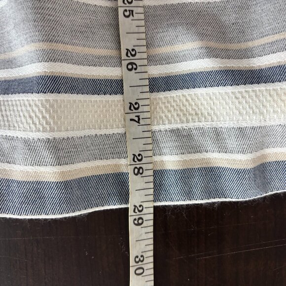 Theory Womens Blue White Melaena Haviana Striped Classic Mini Sundress Size 4 - Picture 7 of 7